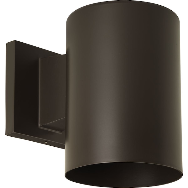 Progress Lighting 5" Bronze Outdoor Wall Cylinder P5674-20 - main